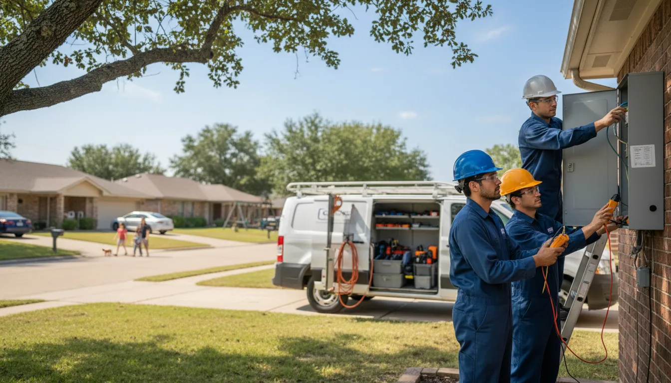 Certified electrician providing emergency electrical services in Shorter, AL